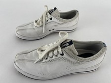Keds White Leather Low Top Lace Up Sneaker Shoes Women's Size 6
