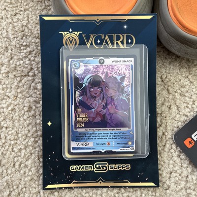 VCard Vtuber Awards 2024 Promo Card - Womp Snack Gamer Supps