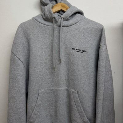 MKI Miyuki ZOKU Grey Hoodie Oversized Design Studio XS Cotton Heavyweight 