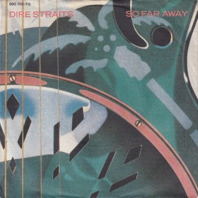 -1178- Dire Straits - So Far Away - 7''-Single- vg++
