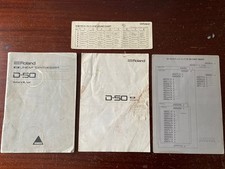 Roland D-50 Manuals (Original)