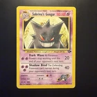 Pokémon TCG Gengar Gym Challenge Sabrina's Card 29/132 Unlimited Rare