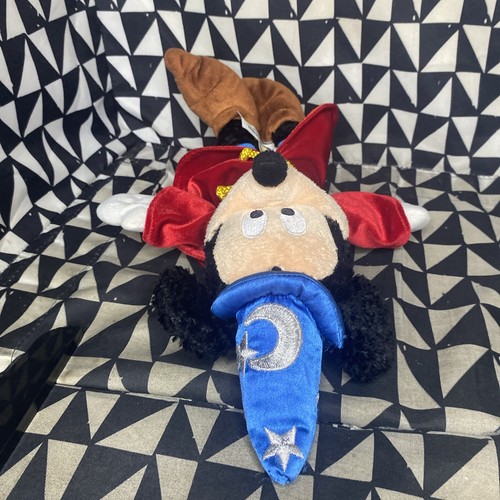 Zauberer Zauberer Mickey Mouse Plüschpuppe Spielzeug Disneyland Fantasia 12 Zoll - Bild 4 von 8