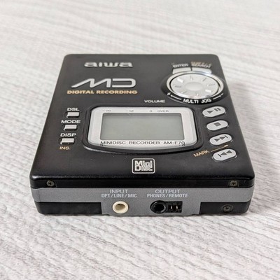AIWA AM-F70 Portable MD Player Recorder Compact MiniDisc Walkman