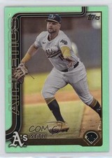 2025 Topps Series 1 Aqua Rainbow Foil Seth Brown #8 17o2