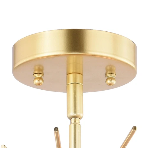 Nikko 24-in Semi Flush Ceiling Light Gold - Picture 3 of 3