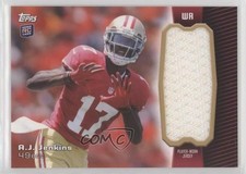 2012 Topps Jumbo Rookie Relics AJ Jenkins #RJR-AJJ 0l2