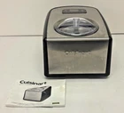 Cuisinart ICE-100 Stainless Steel Gelato/Ice Cream Maker w/Compressor & Manual