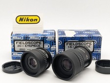 TOP MINT in Box Nikon Fieldscope Eyepiece set of 15x 30x from Japan 32041