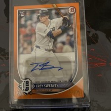 2025 Bowman - Paper Rookies and Veterans Retail Autographs Trey Sweeney #PRV-TSA