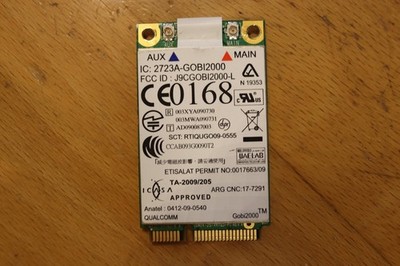 WWAN UMTS 3G Gobi 2000 7.2 Mbps Mobilmodem PCIe T410 T510 X201 Edge - 60Y3283