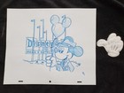 Disney Mickey Mouse Disneyland sign Collection Drawing/Sketch Art Marquee  — photo 3