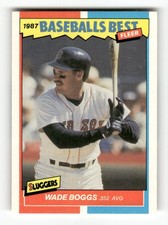 1987 Fleer Baseball's Best Sluggers vs. Pitchers #4 Wade Boggs