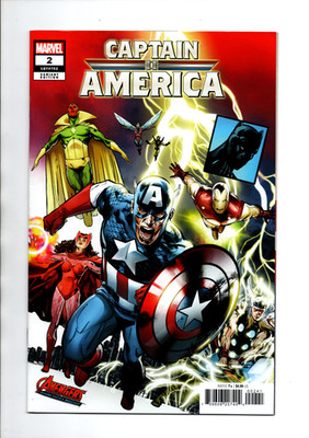 Captain America #2 (LGY #752) Avengers 60th Anniversary Variant Marvel 2023