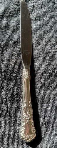 ONE FACTORY ORIGINAL GORHAM BUTTERCUP STERLING 9” KNIFES NO MONOGRAM