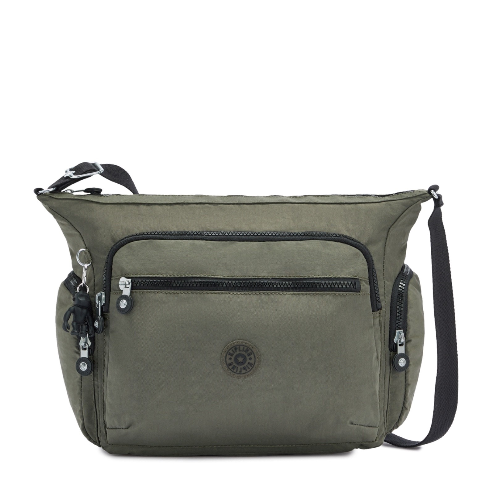 Kipling Gabbie Medium Shoulder Crossbody Bag GREEN MOSS RRP £98