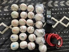 Pocket Radar Gun/Driveline Weighted Baseballs/18 minor league balls/ J-bands