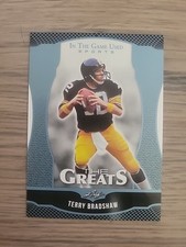 2024 Leaf In the Game Used Sports Terry Bradshaw The Greats Blue TG40 Pittsburgh