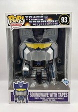 Funko Pop! Vinyl Transformers Soundwave With Tapes Jumbo Exclusive #93 Figure