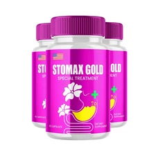 3-Pack Stomax Gold Pastillas, Stomax Gold Supports Gut Health - 180 Capsules