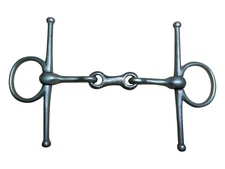 French Link Full Cheek Bit - Approx 5" - USED