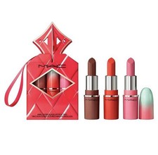 MAC Mini Lustreglass Lipstick Trio Set - Posh Pit 543 / No Photos 552 /Tnteaser
