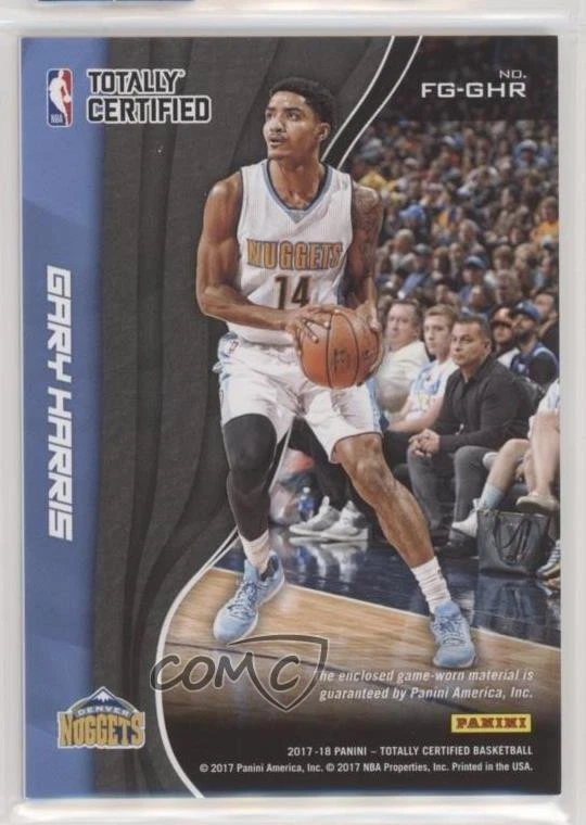 2017-18 Panini Totally Certified Fabric of the Game /199 Gary Harris #FG-GHR - Image 2 of 2