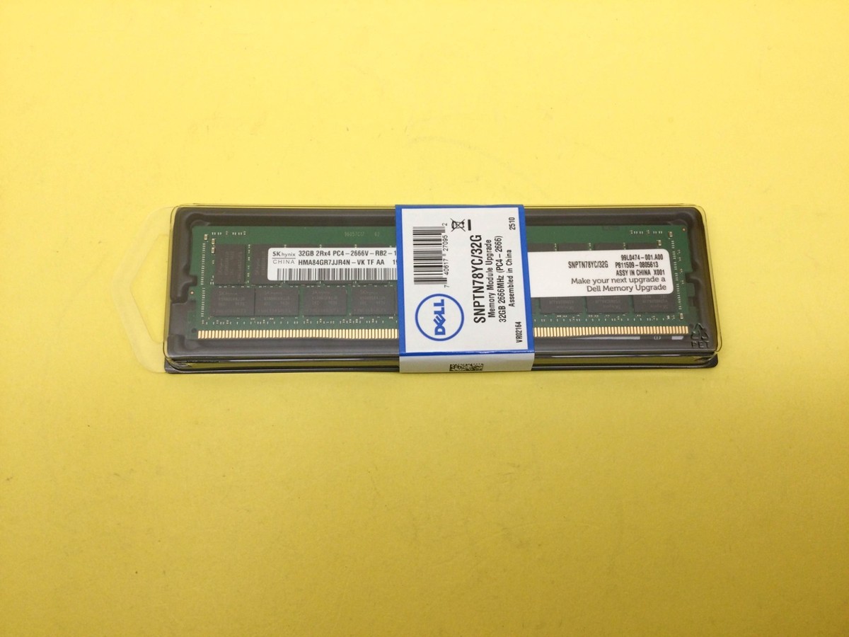Snptn78yc/32g - Dell Compatible 32gb Pc4-21300 Ddr4-2666mhz 2rx4