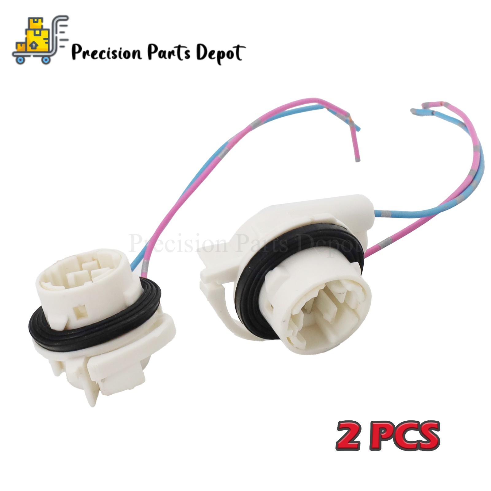 Fits Chevrolet Silverado GMC Sierra 3157 3156 Light Bulbs Socket 2 Wire Harness