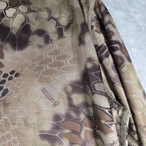 Kryptek Shirt Mens Size 2XL XXL Brown Highlander Camo Hoplite Base Layer Hunting - Picture 5 of 11