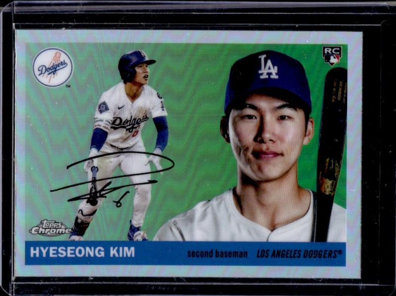 2025 Topps Chrome Platinum Hyeseong Kim RC Refractor Rookie #360 Dodgers