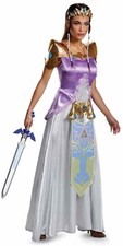 Zelda Deluxe Nintendo Legend of Zelda Elf Fancy Dress Halloween Adult Costume