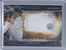 2015 Topps Strata Clearly Authentic Relics Clay Buchholz #CARC-CBZ g6w
