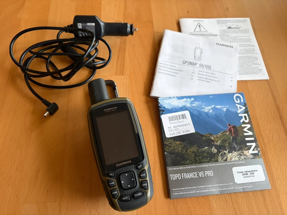 GARMIN GPSMAP 65s GPS Navigationsgerät inkl. Frankreich-Karten, neuwertig - Bild 3 von 4