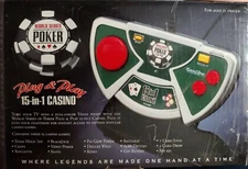 World Series of Poker 15 in 1 Casino Plug & Play TV Game Excalibur Electronics