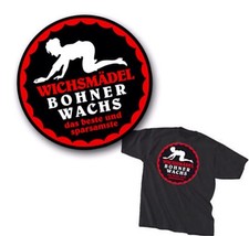 Wichsmädel TShirt, Kult! passend zur Dose Bohnerwachs 