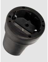 10X Heitech Schutzkontakt Zwischenstecker Schwarz IP20 Gummi Schukokupplung