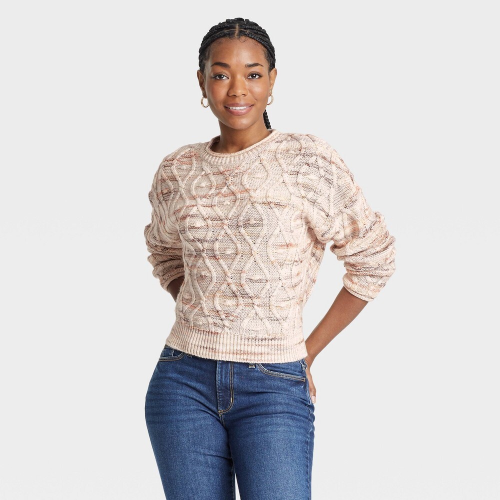 Women's Crewneck Tie-Back Pullover 