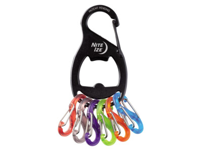Niteize Keyrack Plus S-Biner schwarz KRB2-01-R6
