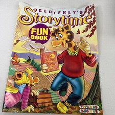 Vintage Toys R Us Geoffrey Giraffe Coloring Book Storytime Fun Book Promotional