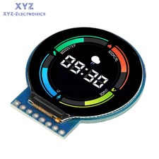 1.28 Inch TFT LCD Display Module Round RGB 240 240 ESP8266 LCD Development Board
