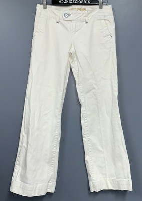 womens white denim bootcut jeans