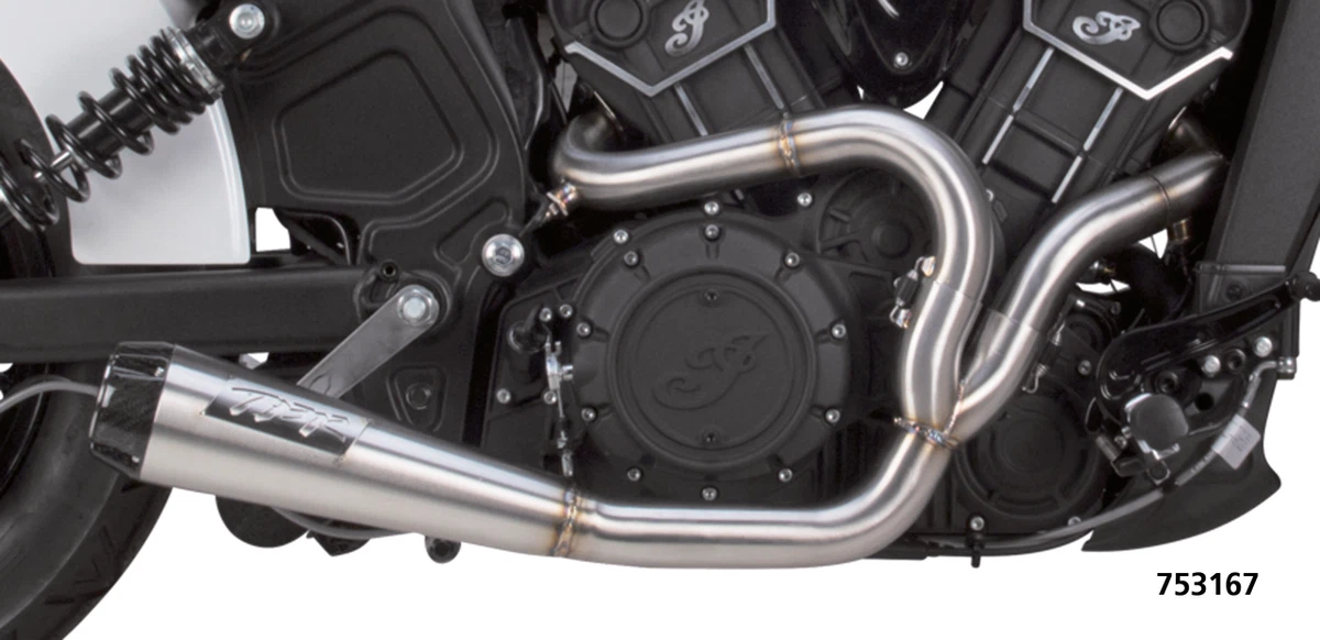 Two Brothers Racing Motorcycle Exhaust Systems for Indian Scout