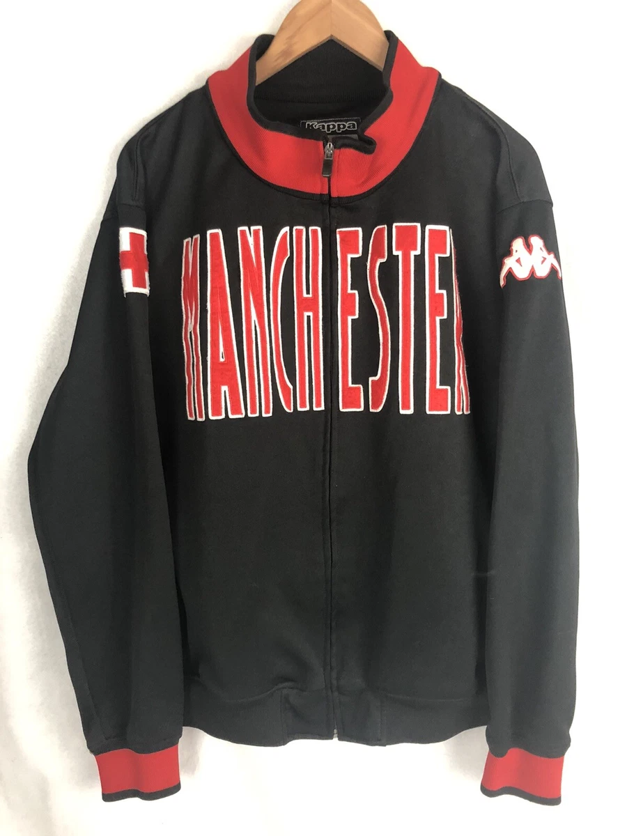 krog lægemidlet gøre det muligt for VTG Kappa Manchester United Track Suit Jacket Men XL English Premier League  Zip | eBay