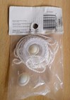 1 Shade Hem Grip Clear Plastic & 1 Package of 2 Shade Ring Pulls Vintage NOS — photo 2