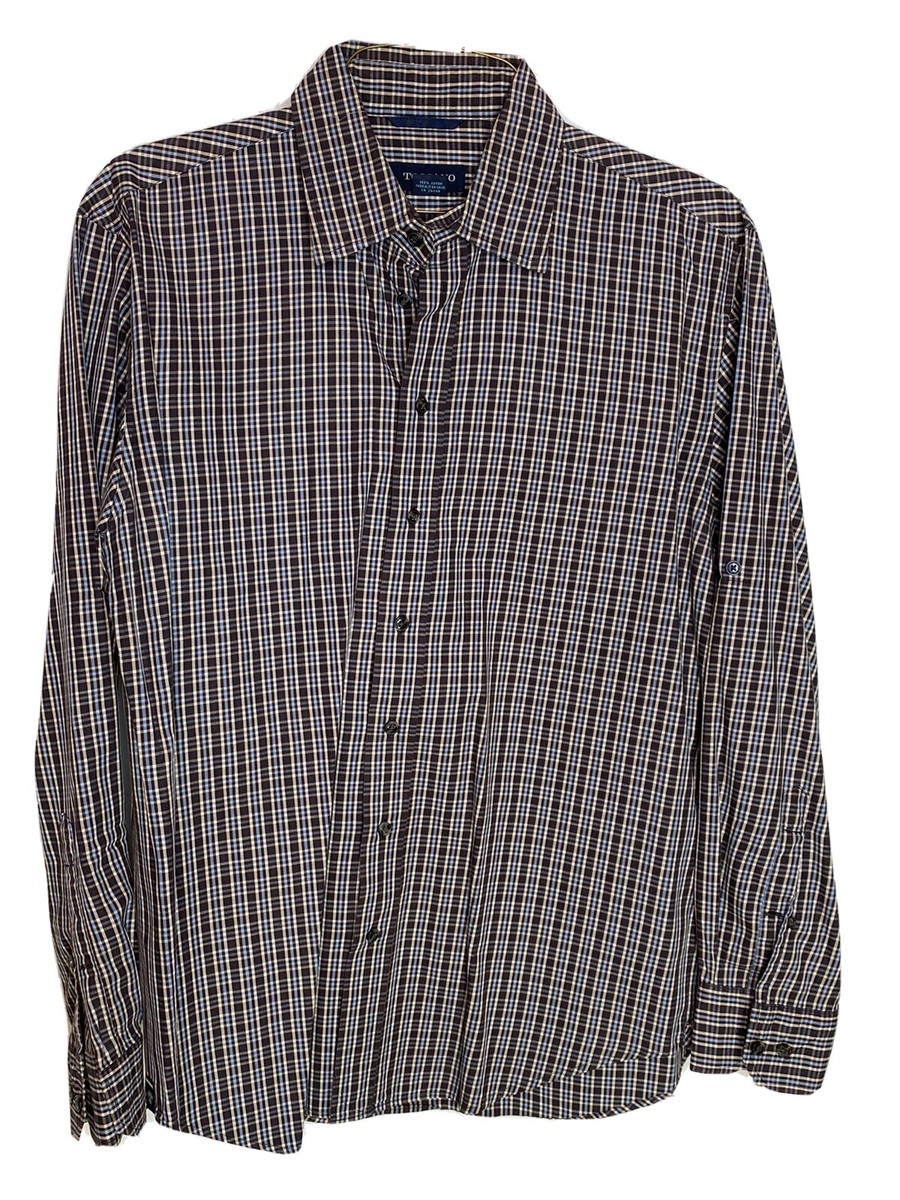 toscano dress shirts Toscano Linen Shirt Light Blue M / Light Blue