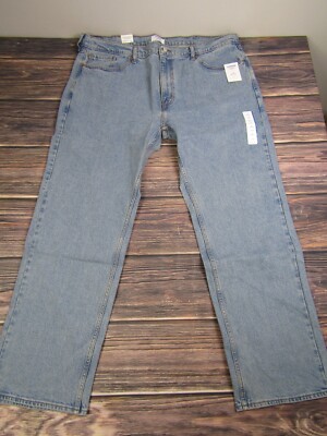 Denizen Levi's NEW NWT Mens 285 Relaxed 42x32 Light Blue Denim Jeans Straight