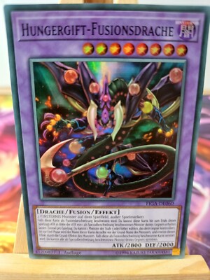Hungergift-Fusionsdrache FIGA-DE060 Super-Rare Deutsch NM YUGIOH