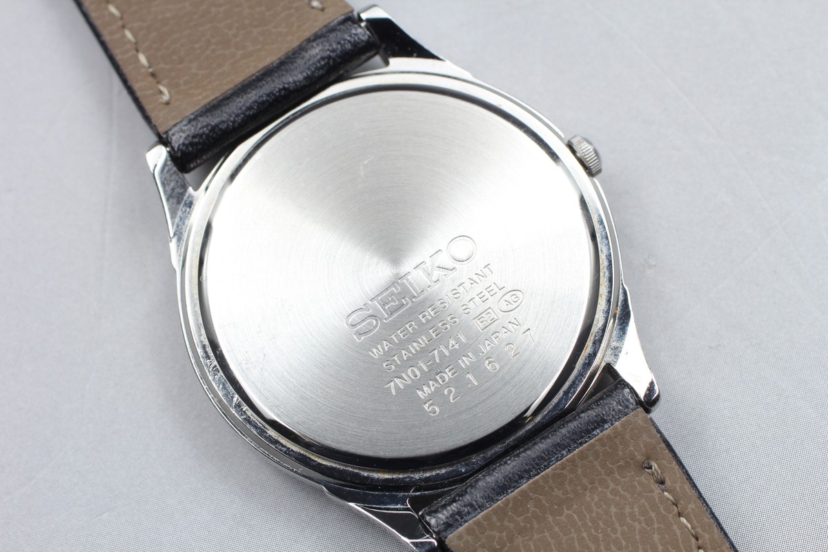セイコー　腕時計　7N01-7141 Exc+5] Seiko Mens 7N01-7141 Quortz Watch From JAPAN | eBay