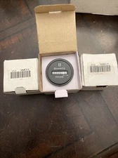 3-TRUMETER 722-0003 Hour Meter,AC Quartz,Flush,Round,6 Digit 3AE10